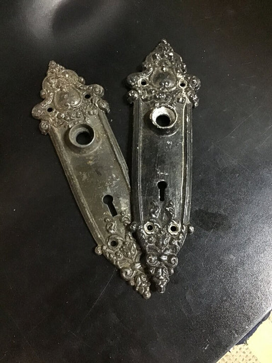 Vintage Ornate Door Plates