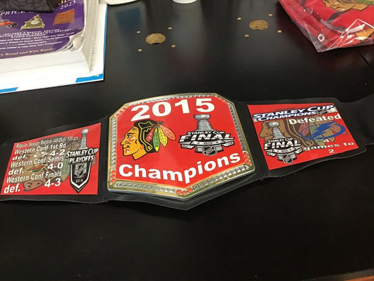 2015 Stanley Cup Champions Chicago Blackhawks Belt