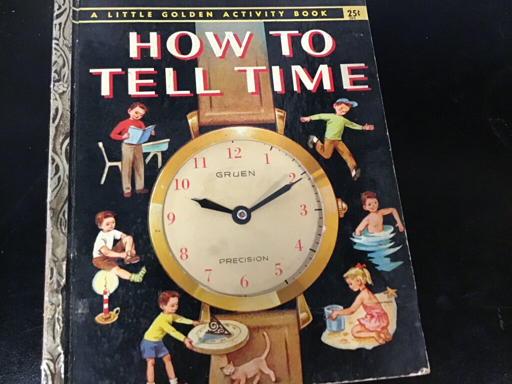 How to Tell Time Little Golden Activity Book