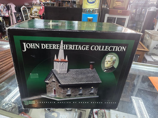 John Deere Heritage Collection Porcelain Replica of Grand Detour Church