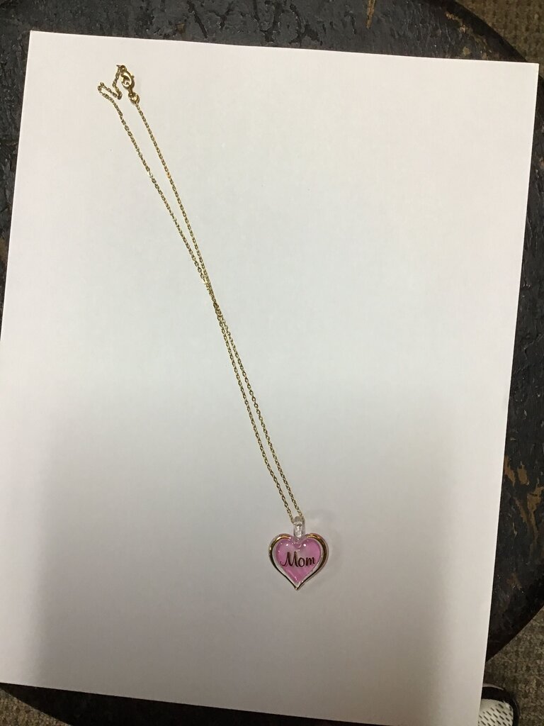 Heart Pendant Necklace for Mom