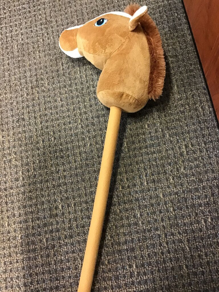Plush Horse Stick Toy