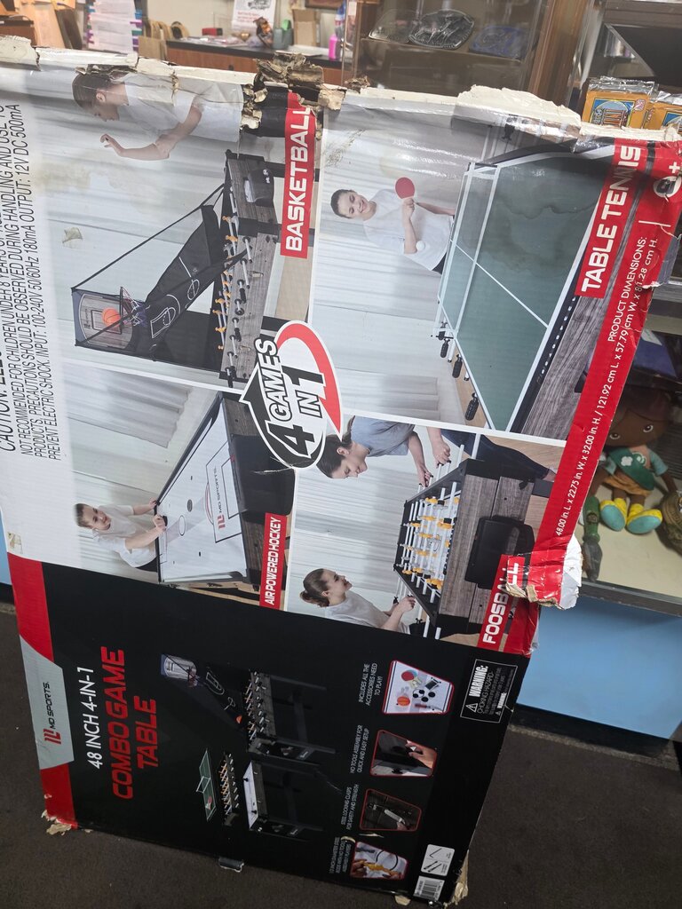 48 Inch 4-in-1 Combo Game Table