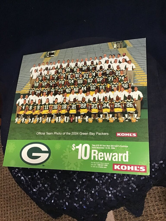 2004 Green Bay Packers Official Team Photo