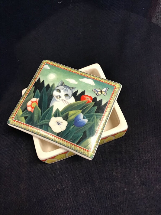 Decorative Cat Trinket Box