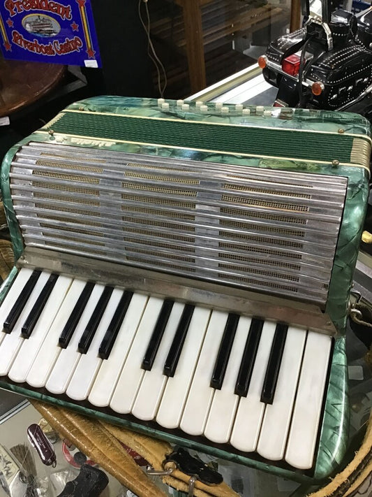 Vintage Green Accordion