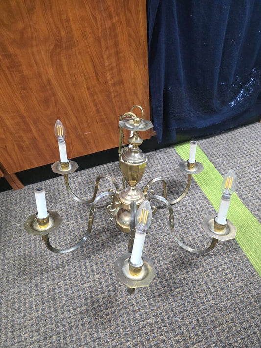 Vintage Brass Chandelier