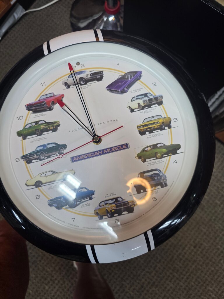 American Muscle Car Clock