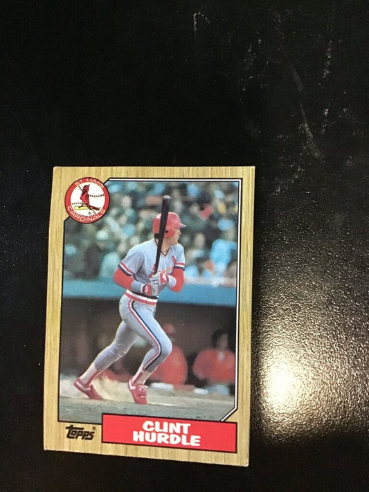 1987 Topps Clint Hurdle Baseball Card