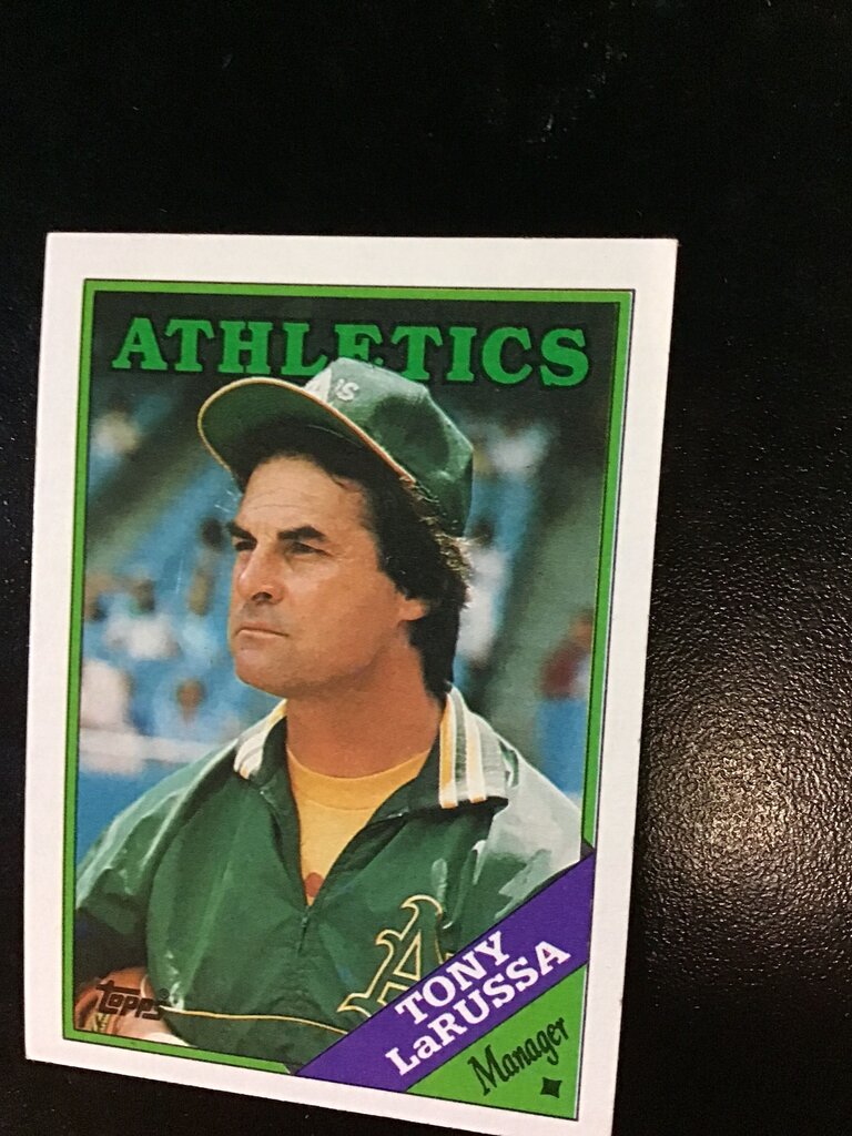 Tony LaRussa Baseball Card