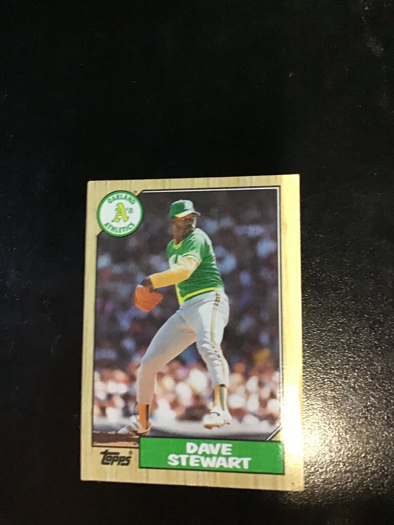 1988 Topps Dave Stewart Baseball Card