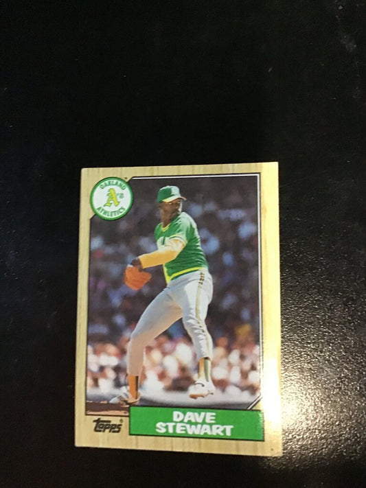 1988 Topps Dave Stewart Baseball Card