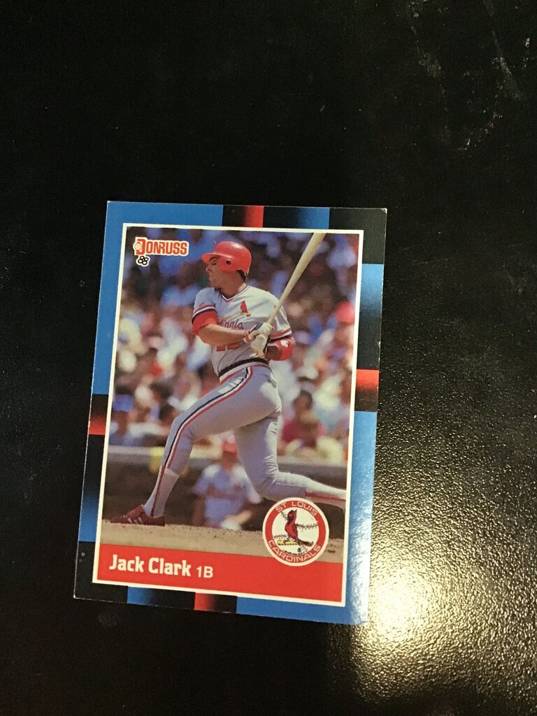 Jack Clark Baseball Card