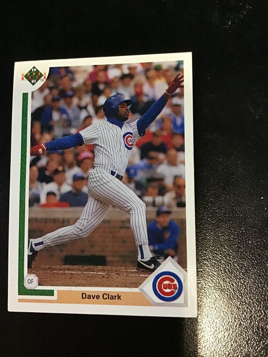 Dave Clark Chicago Cubs Baseball Card