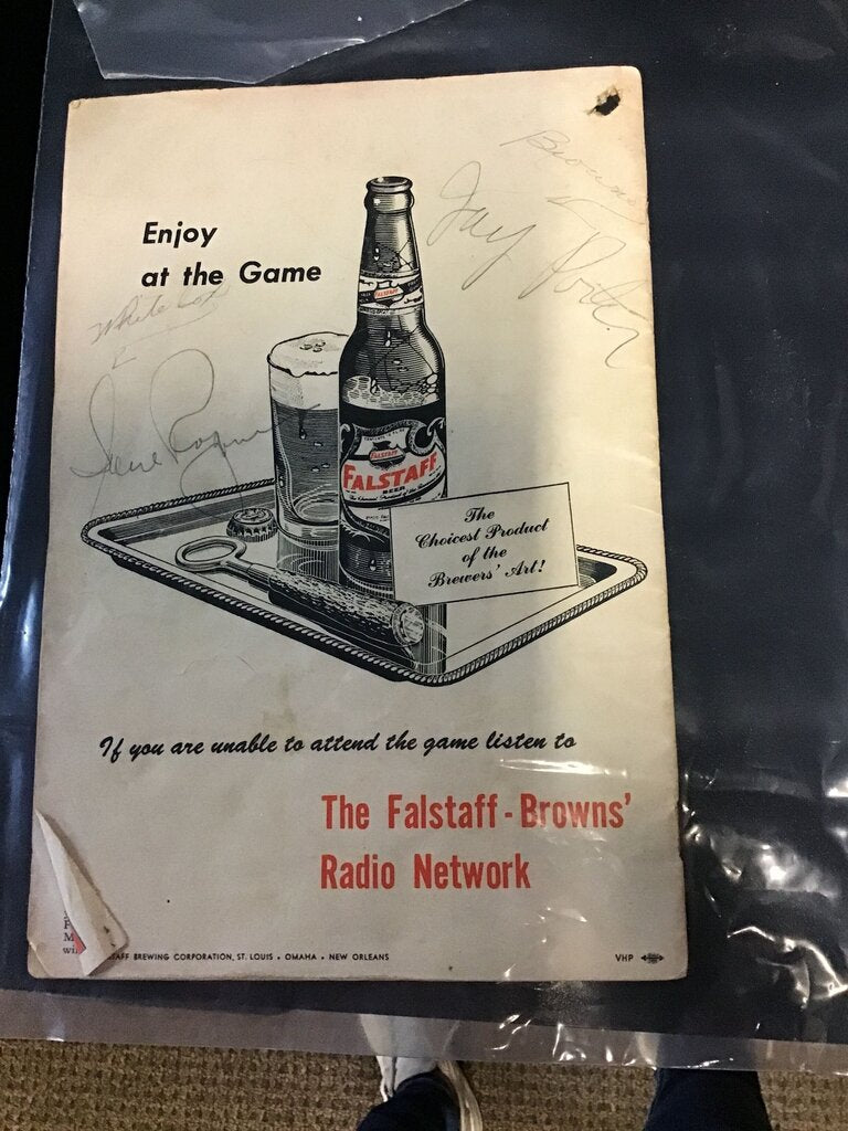 Falstaff Beer Advertising Sign