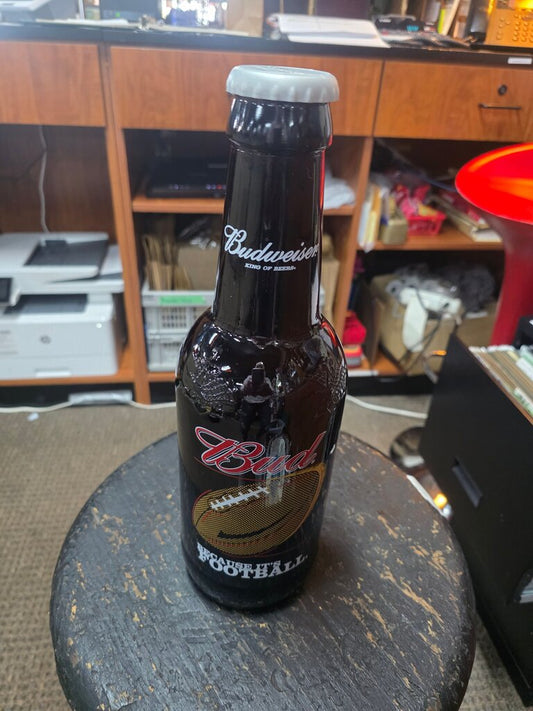 Budweiser Football Bottle