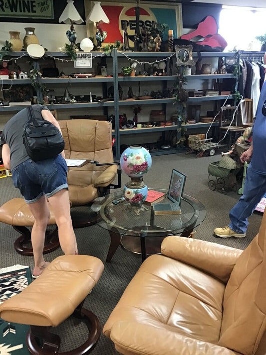 Vintage Leather Recliner Chair