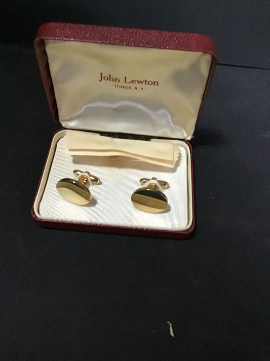 John Lewton Gold Cufflinks