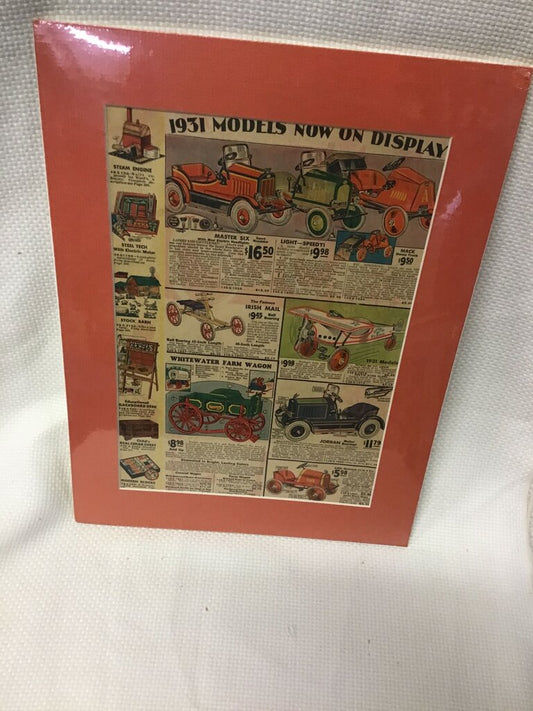 1931 Models Now on Display Vintage Advertisement