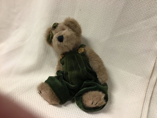 Vintage Green Plush Teddy Bear