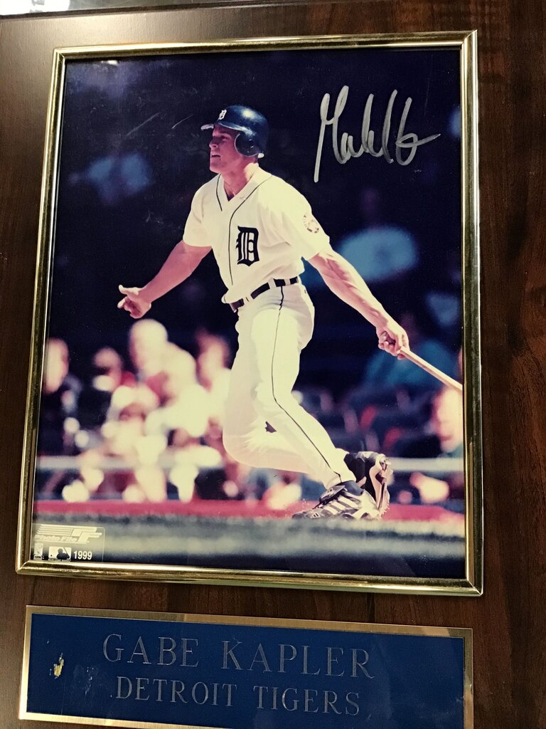 Gabe Kapler Signed Detroit Tigers Photo
