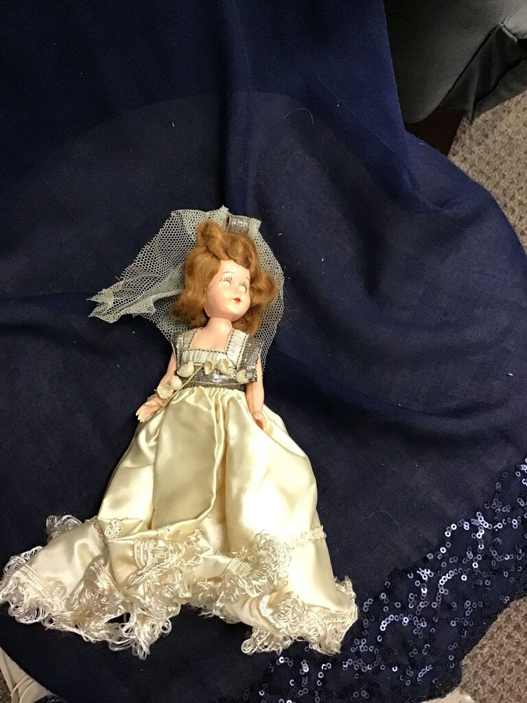 Vintage Bride Doll