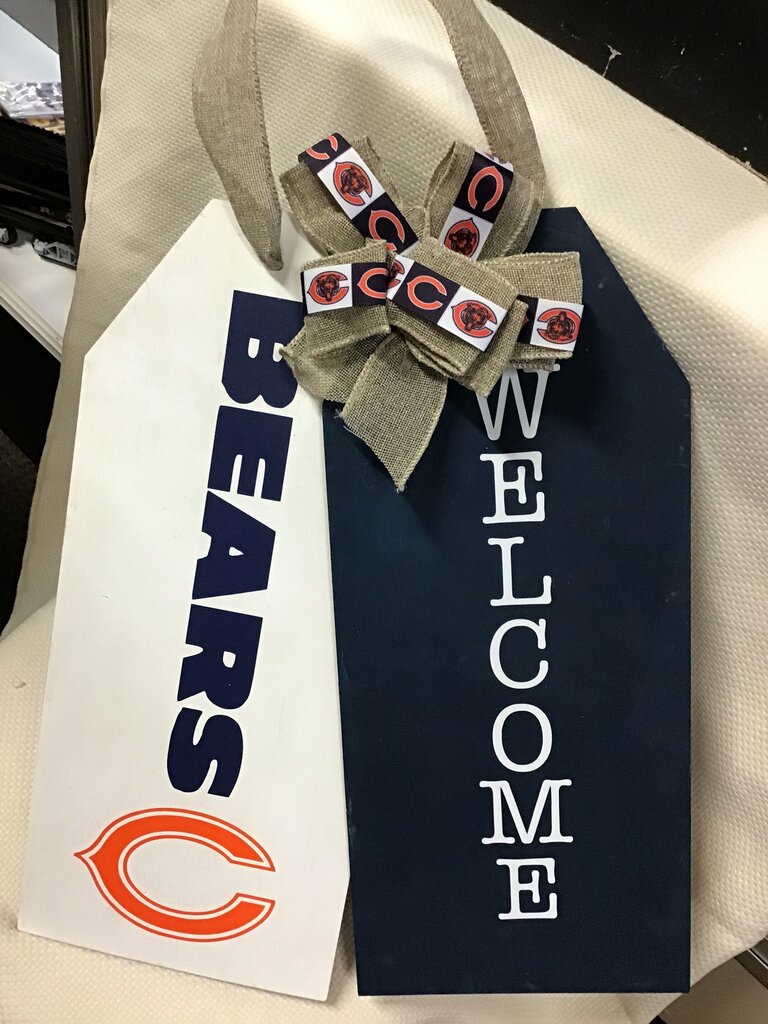 Chicago Bears Welcome Sign