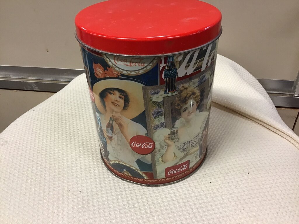 Coca-Cola Vintage Tin Canister