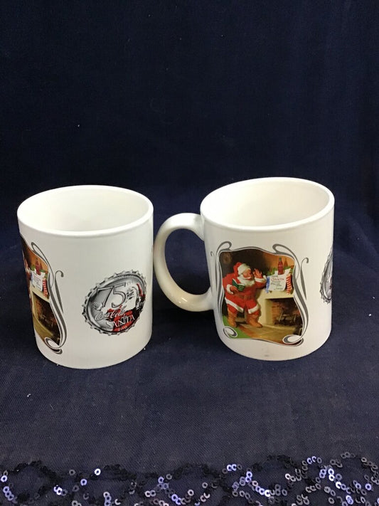 75th Anniversary Santa Coffee Mugs