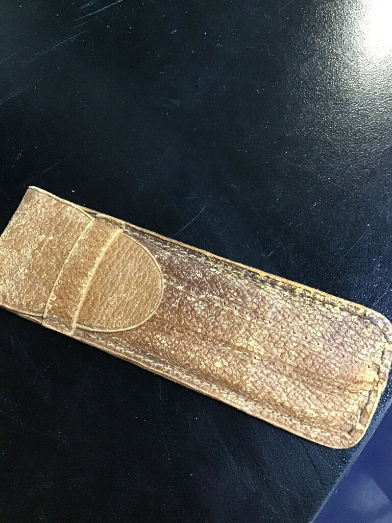 Vintage Brown Leather Case
