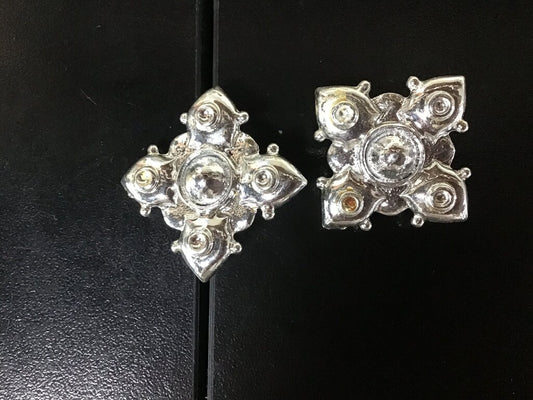 Decorative Silver Brooch