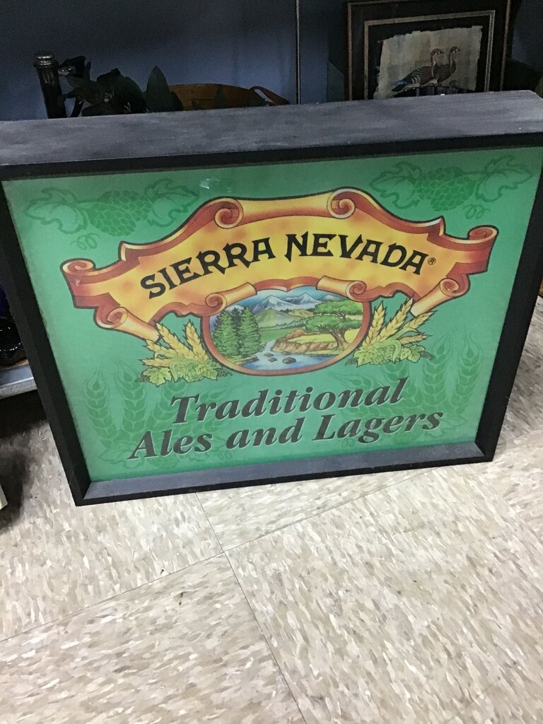 Sierra Nevada Traditional Ales and Lagers Sign