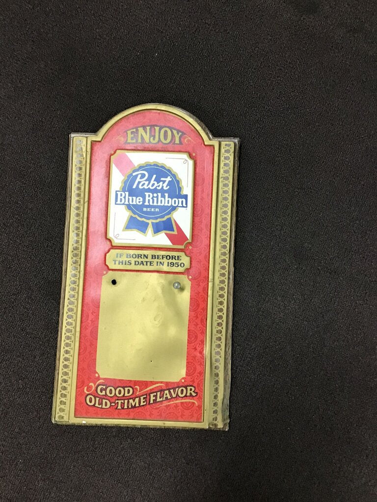 Pabst Blue Ribbon Beer Vintage Sign