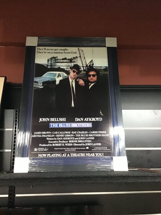 Art.Com Professionally Framed The Blues Brothers Movie Poster Numbered