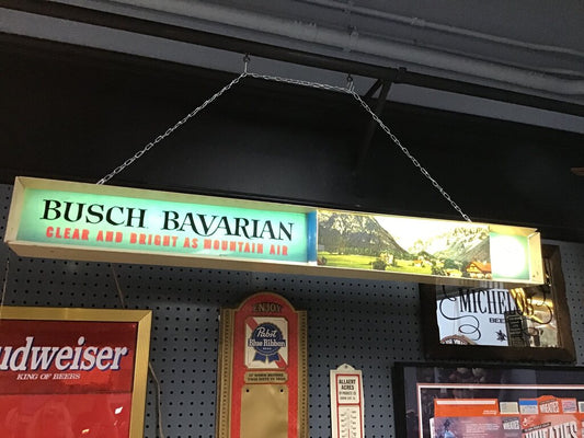 Busch Bavarian Beer Sign