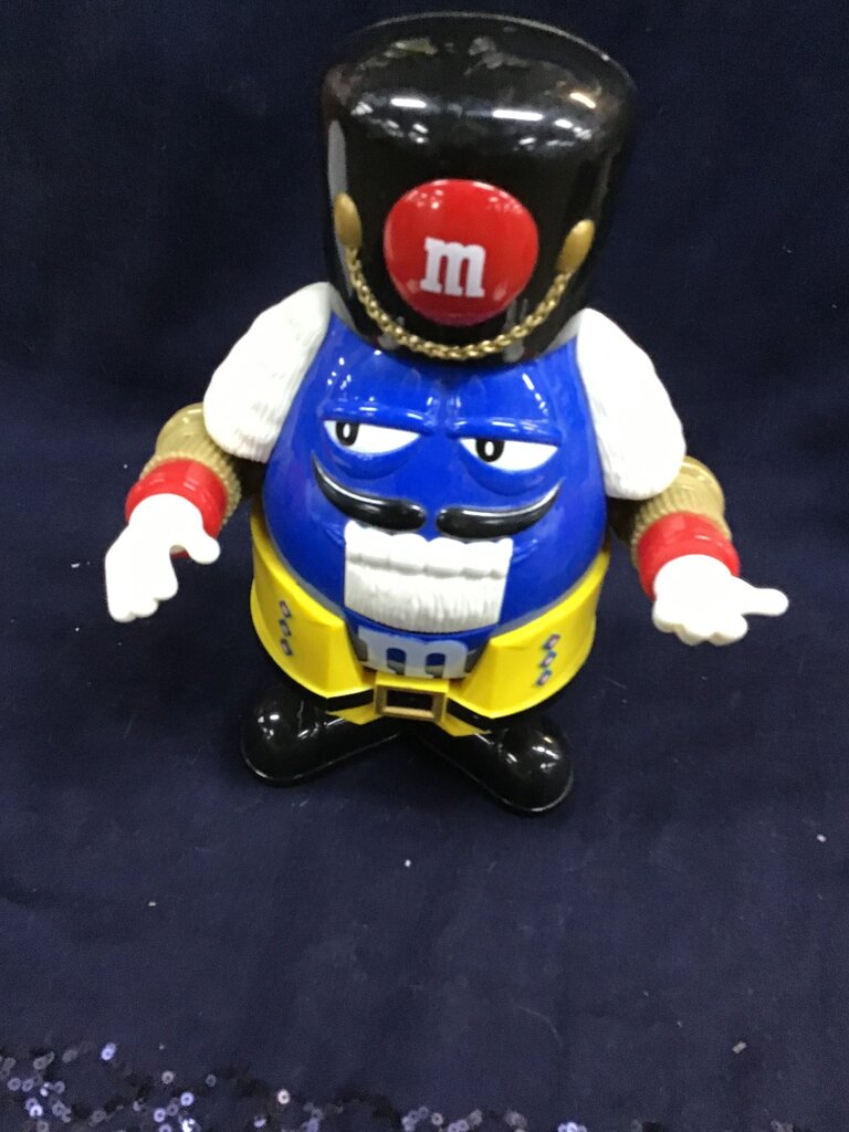 M & M BLUE NUTCRACKER