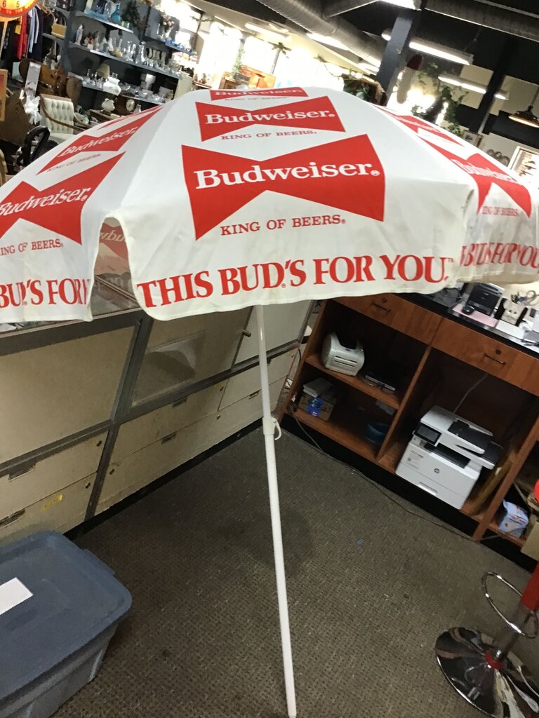 Vintage Budweiser Patio Umbrella