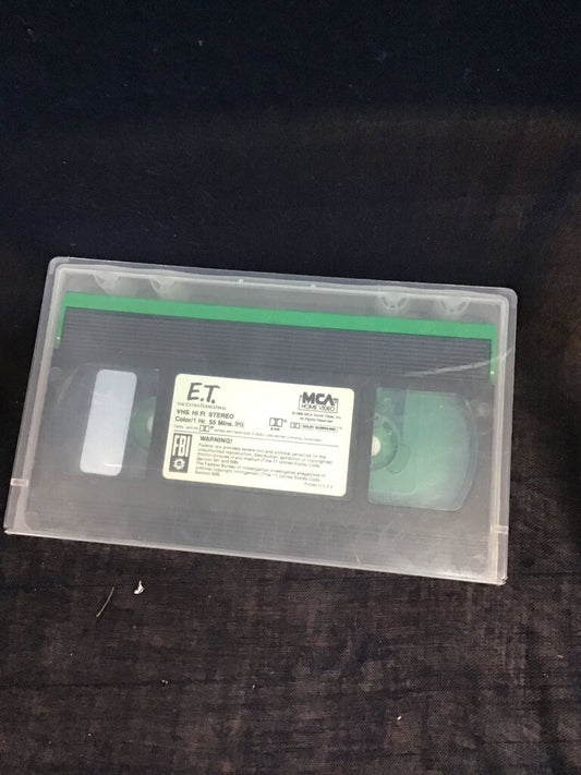 E.T. the Extra-Terrestrial VHS Tape