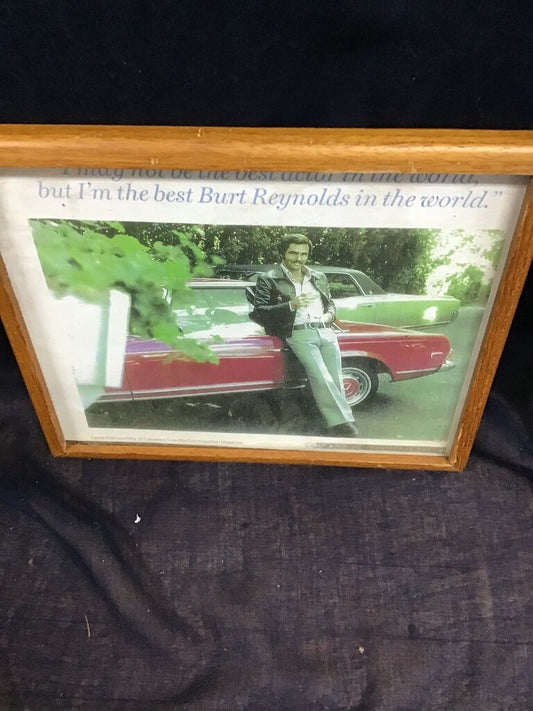 Burt Reynolds Vintage Framed Print