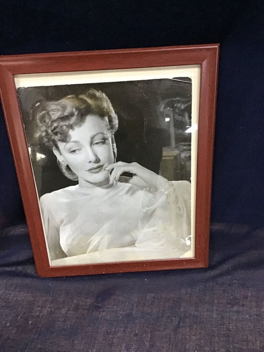 Vintage Virginia Grey Black and White Framed Photograph