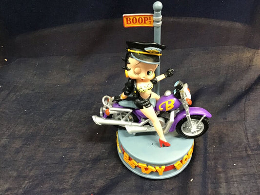 Betty Boop Figurine on Motorcycle