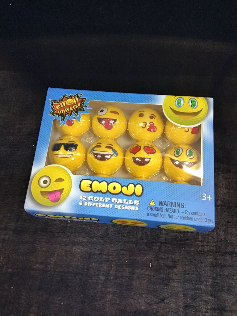 Emoji Golf Balls Set