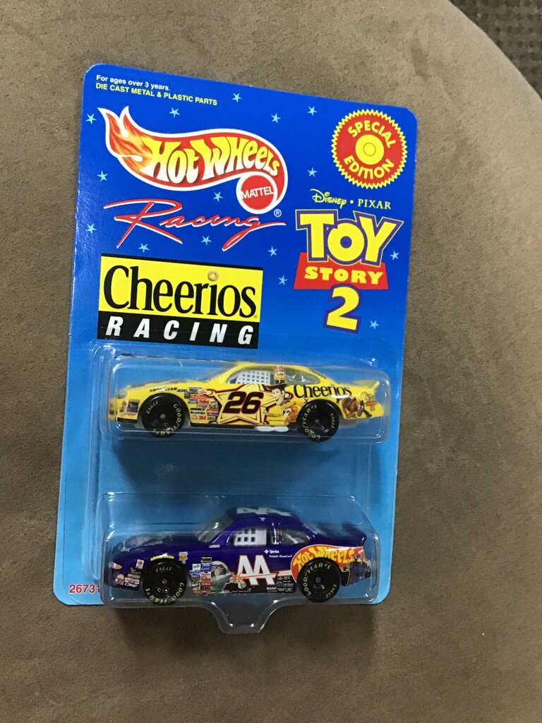 Hot Wheels Cheerios Racing Toy Story 2 Diecast Cars