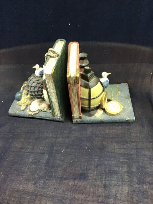 Decorative Bookends with Nautical Theme