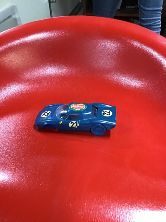 Blue Vintage Race Car Toy