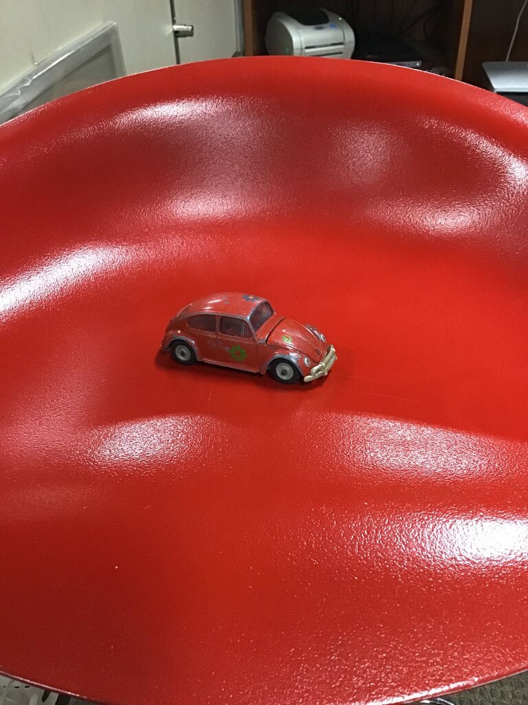 Vintage Red Toy Volkswagen Beetle