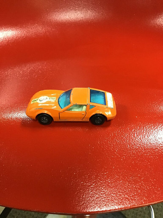 Vintage Orange Toy Car