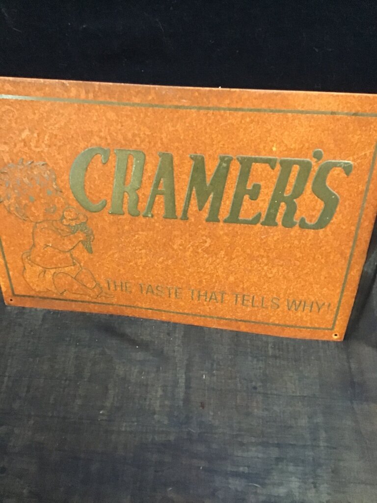 Cramer’s Advertising Sign