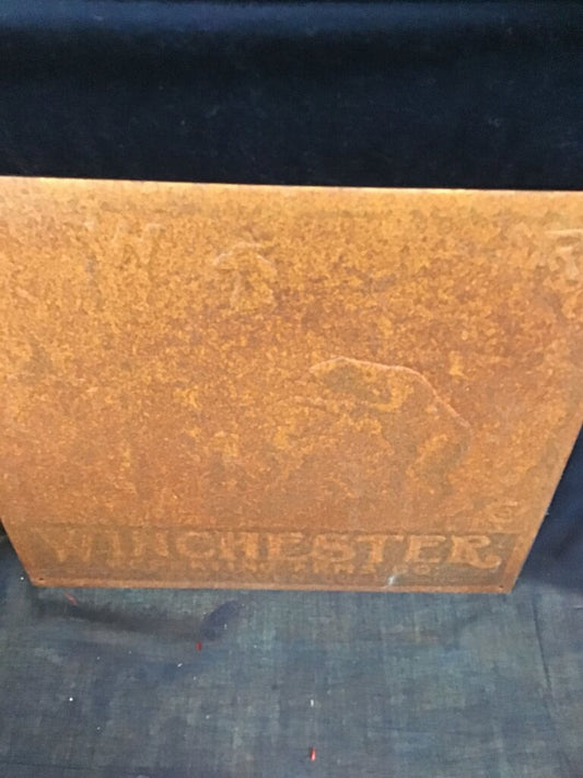 Vintage Winchester Metal Sign