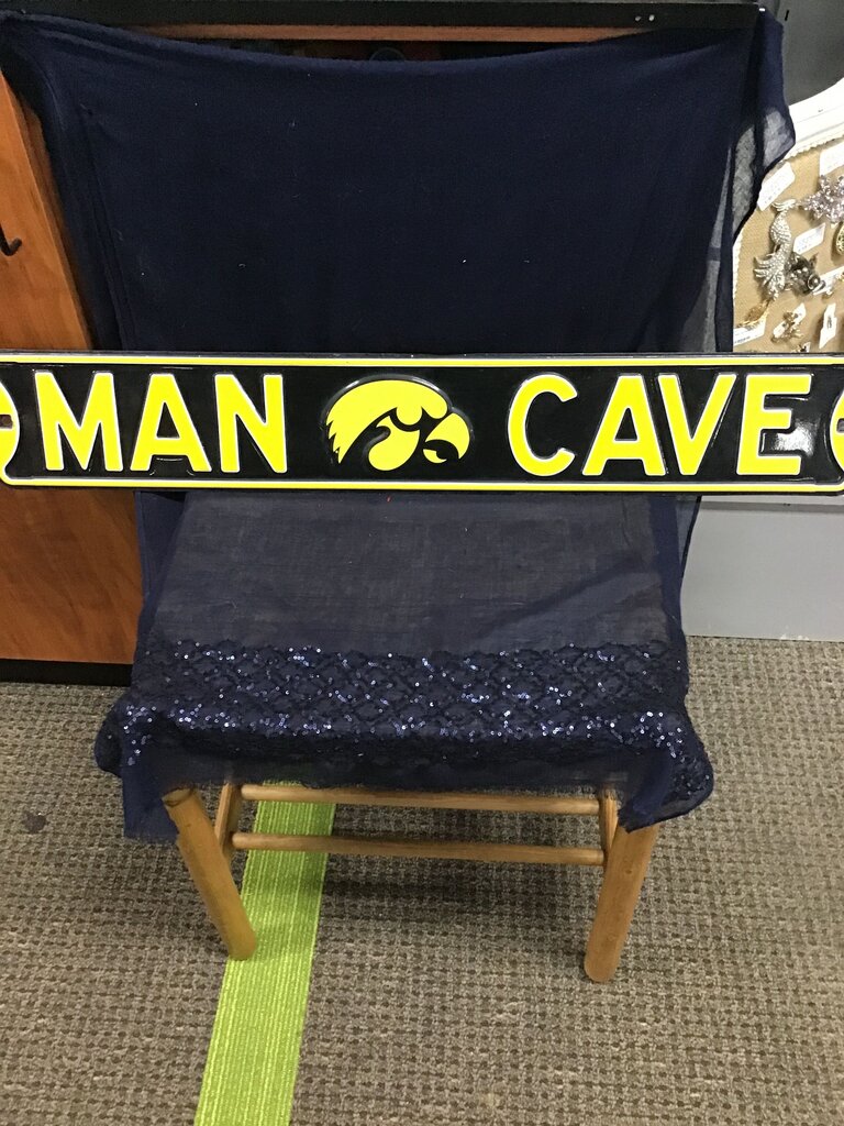 Iowa Hawkeyes Man Cave Sign